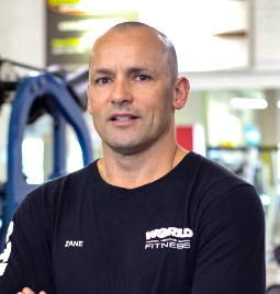 Zane Harris, World Health andFitness Gym, Invercargill